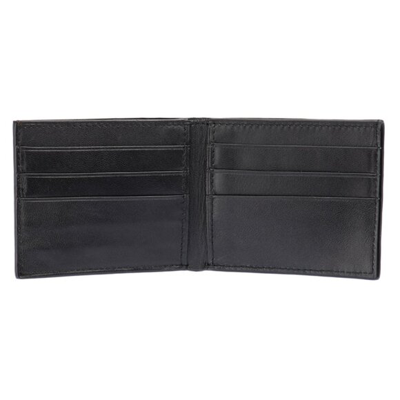 Unisex Exotic Leather Wallet – Alligator Skin Shiny Black - Picture 3 of 4